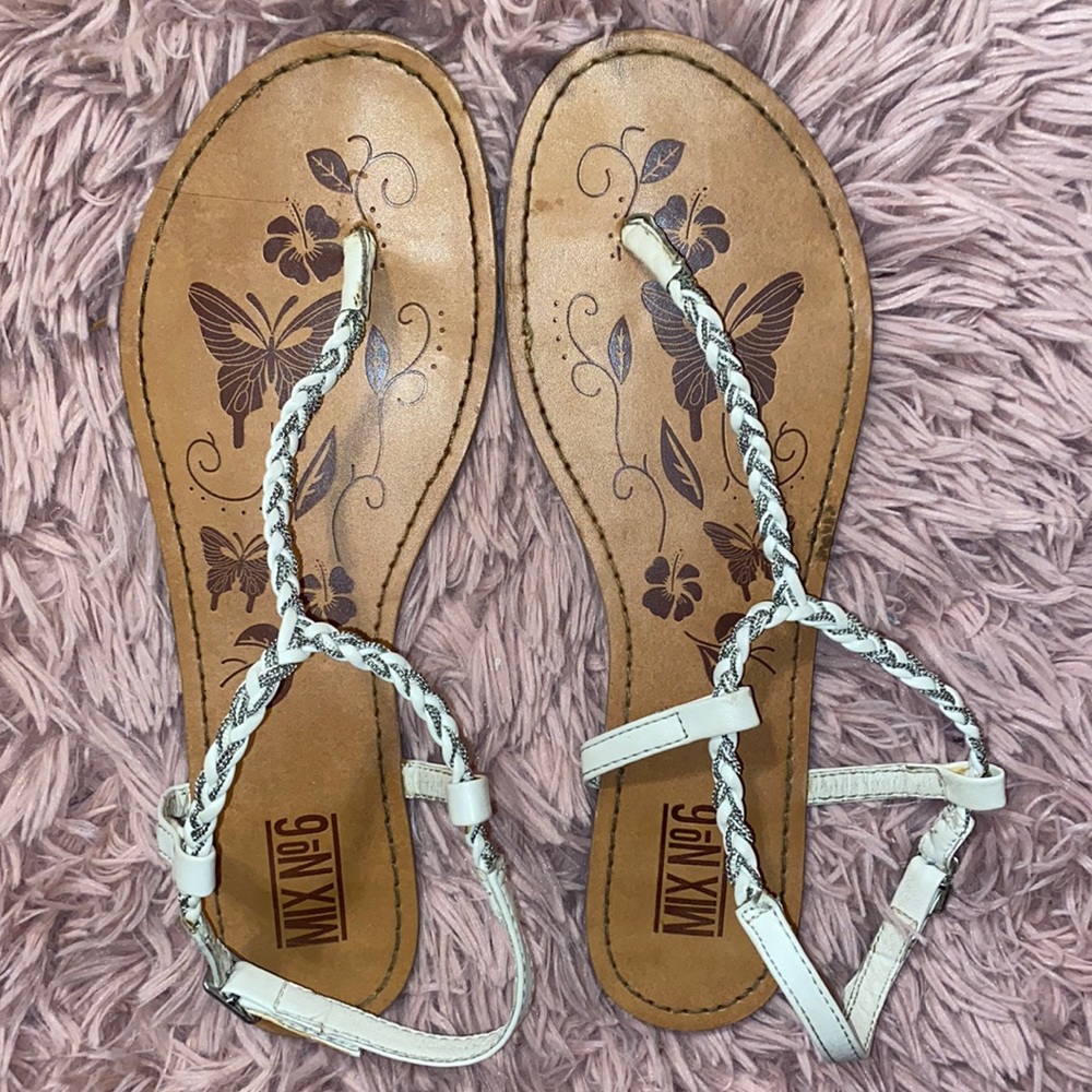 Braided sandals